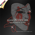 Delta Sigma Theta Lady Mask Customized Iron on Rhinestone Transfer (MSK-005)